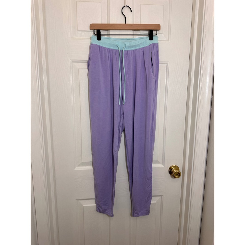 Jambys Women Purple Mint Modal Pajama Set Long Sleeve Jamtee Long Jambys S - Picture 5 of 7